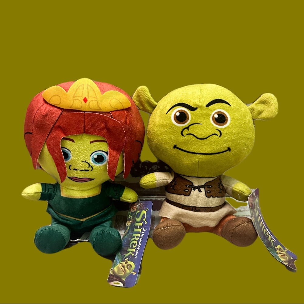 Shrek and Fiona Plush Toy Set
